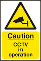 CAUTION CCTV IN OPERATION SIGN - VoltPPE