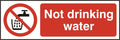 NOT DRINKING WATER SIGN - VoltPPE