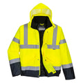 S266 - HI-VIS TWO TONE BOMBER JACKET - VoltPPE